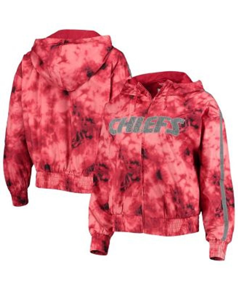 Red KC Chiefs Tie-dye Sweater