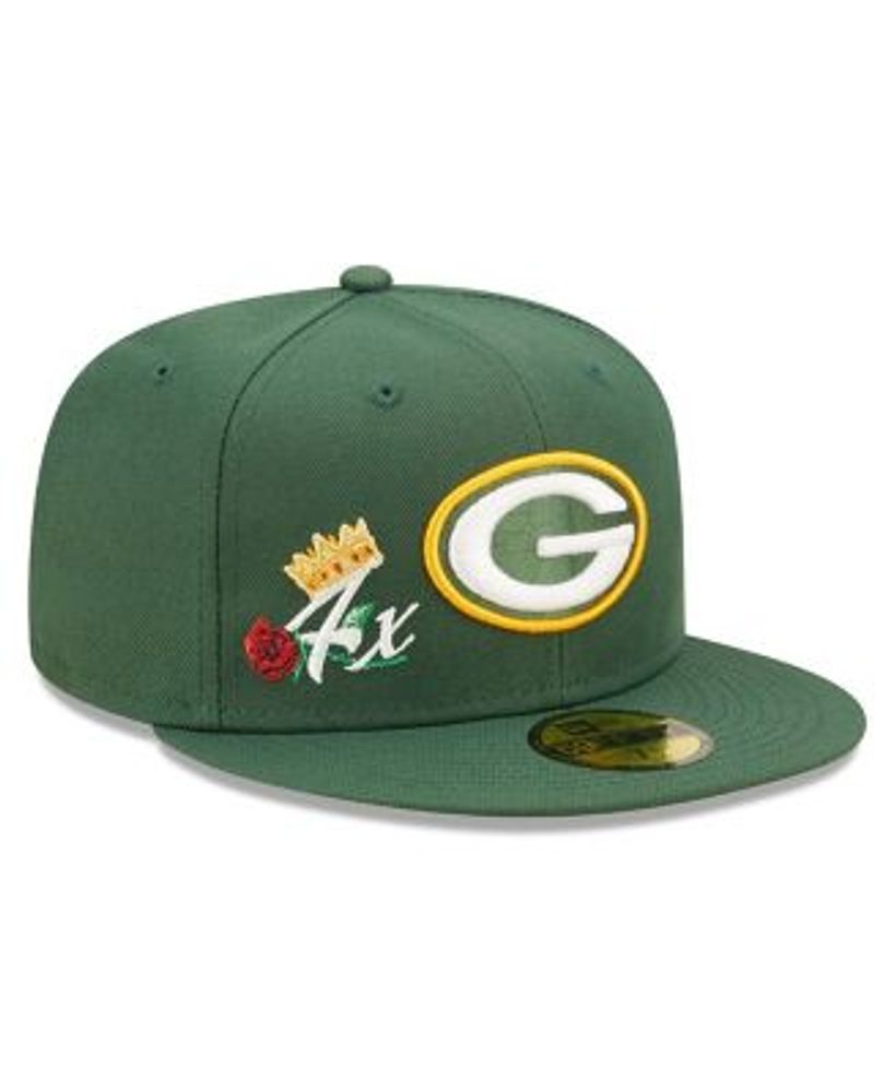 New Era Men's Green Bay Packers Crown 4x Super Bowl Champions 59FIFTY  Fitted Hat