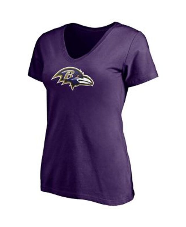 Girls Youth Lamar Jackson Pink Baltimore Ravens Fashion Fan Gear V-Neck T- Shirt