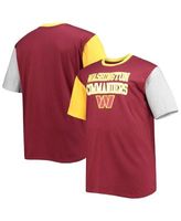 Washington Commanders Nike Youth Colorblock Team Name T-Shirt - Heathered  Burgundy/Heathered Gold