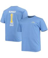 Justin Herbert Los Angeles Chargers Fanatics Branded Big & Tall Player Name  & Number T-Shirt - Powder Blue