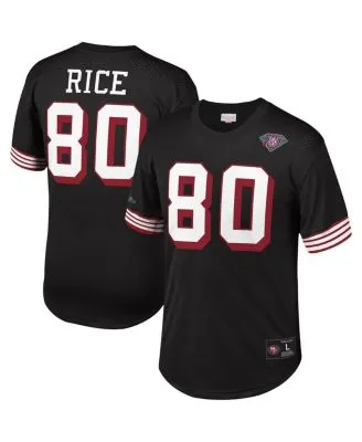 Youth Mitchell & Ness Jerry Rice Scarlet San Francisco 49ers Retired Retro  Player Name & Number