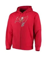 Men's G-III Sports by Carl Banks Red Tampa Bay Buccaneers Perfect Season Full-Zip Hoodie