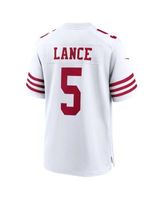 Youth Nike Trey Lance Scarlet San Francisco 49ers Game Jersey