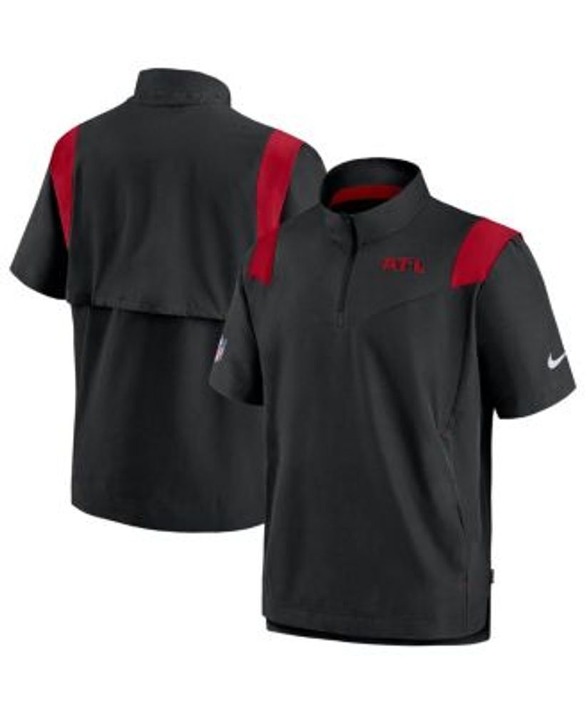 Men's Starter Red Atlanta Falcons Heisman Quarter-Zip Jacket