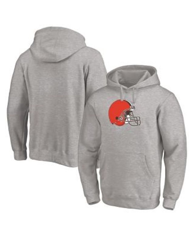 Toddler Brown Cleveland Browns Fan Gear Primary Logo Pullover Hoodie