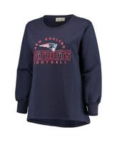 New England Patriots Nike Women's Rewind Vintage Pullover Hoodie - Royal