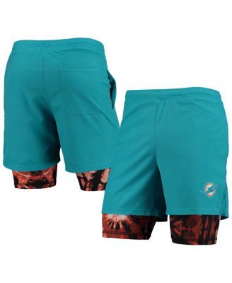 Pro Standard Men's White Miami Dolphins Allover Marble Print Shorts