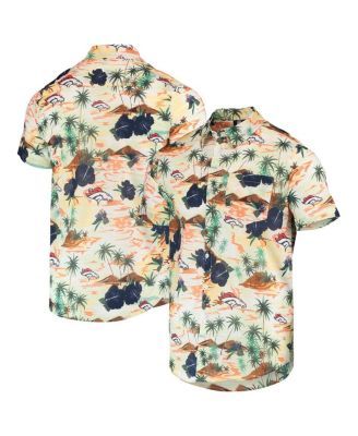 Men's FOCO Cream San Francisco 49ers Paradise Floral Button-Up Shirt