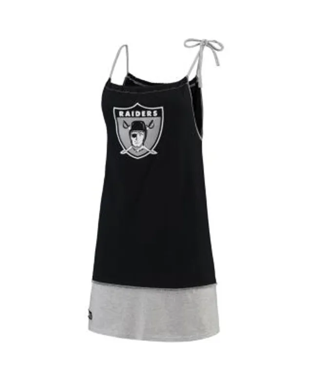 Women's Tommy Hilfiger Black Las Vegas Raiders Clair Half-Sleeve Dress