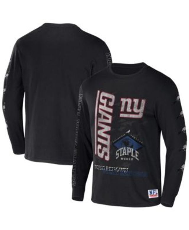 New York Giants NFL x Staple Core Team Long Sleeve T-Shirt - Blue