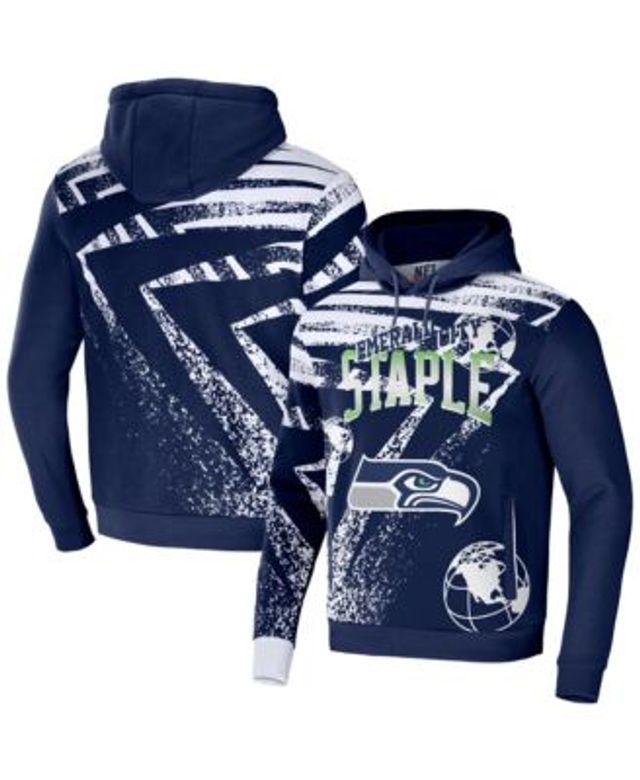 NFL Team Apparel Youth Large Pullover Hoodie Seattle Seahawks Big Bird Logo