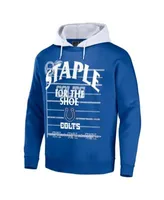 Men's Seattle Seahawks NFL x Staple Navy Split Logo Pullover Hoodie