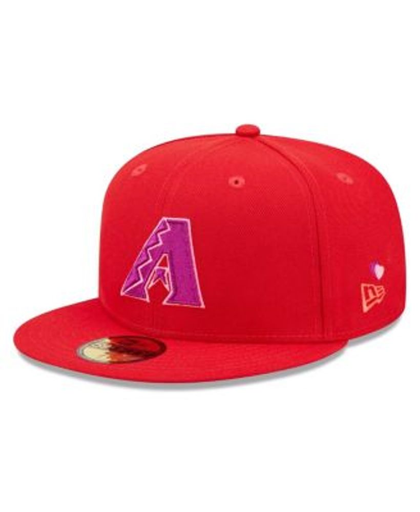 Men's New Era Purple Arizona Diamondbacks Lavender Undervisor 59FIFTY Fitted Hat