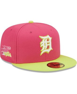 Chicago Cubs New Era 1908 World Series Champions Beetroot Cyber 59FIFTY  Fitted Hat - Pink