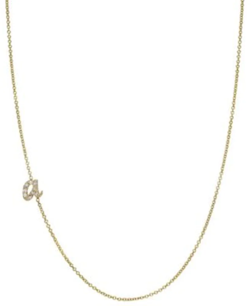 1/10 ct tw Diamond Initial K Pendant Necklace