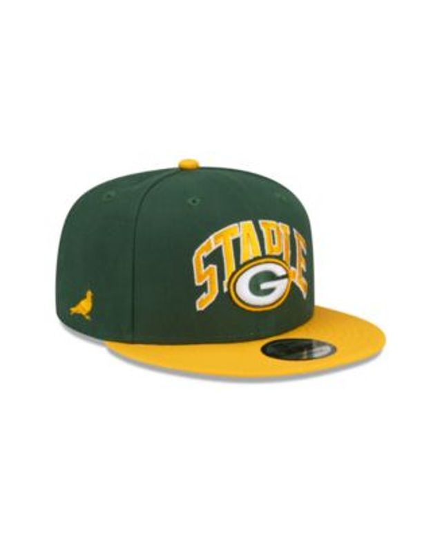 New Era Green/Gold Green Bay Packers Team Split 9FIFTY Snapback Hat