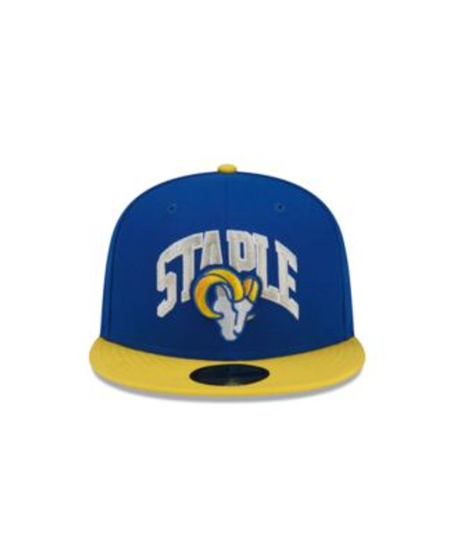 Men's Los Angeles Rams New Era Royal Splatter 9FIFTY Snapback Hat