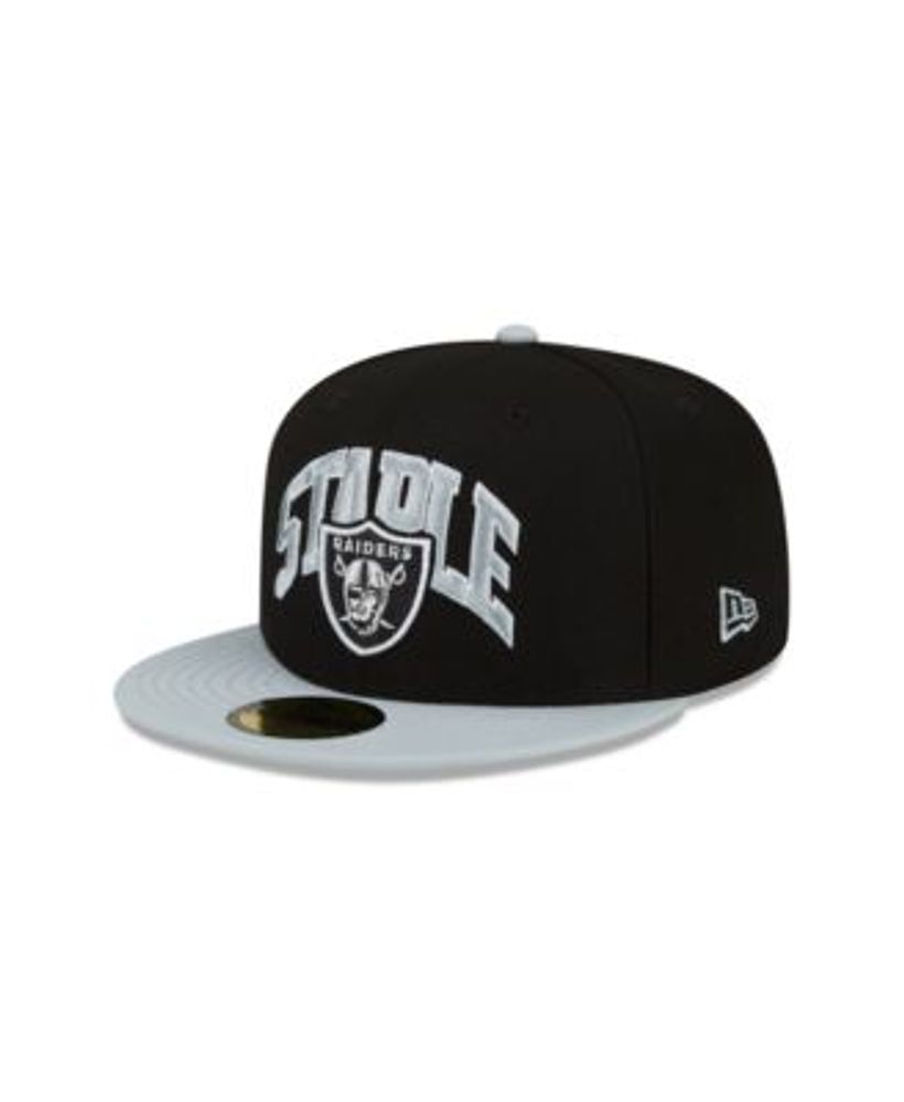 Las Vegas Raiders New Era Chrome Collection 9FIFTY Trucker Snapback Hat -  Cream/Black