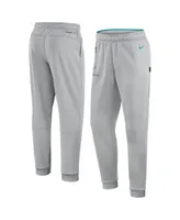 Men's Nike Aqua Miami Dolphins Sideline Performance Long