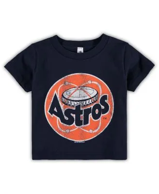 Outerstuff MLB Youth Girls Houston Astros Pinstripe Team Color Tank Top