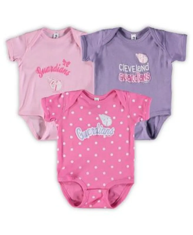 Newborn & Infant White/Pink Chicago Cubs Spreading Love Bodysuit