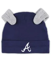 Newborn & Infant Atlanta Braves Navy/White Dream Team Bodysuit, Hat &  Footed Pants Set