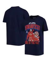 Atlanta Braves Youth Star Wars This is the Way T-Shirt - Navy