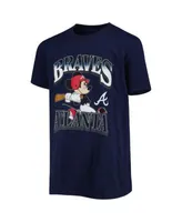 Youth Navy Atlanta Braves T-Shirt 