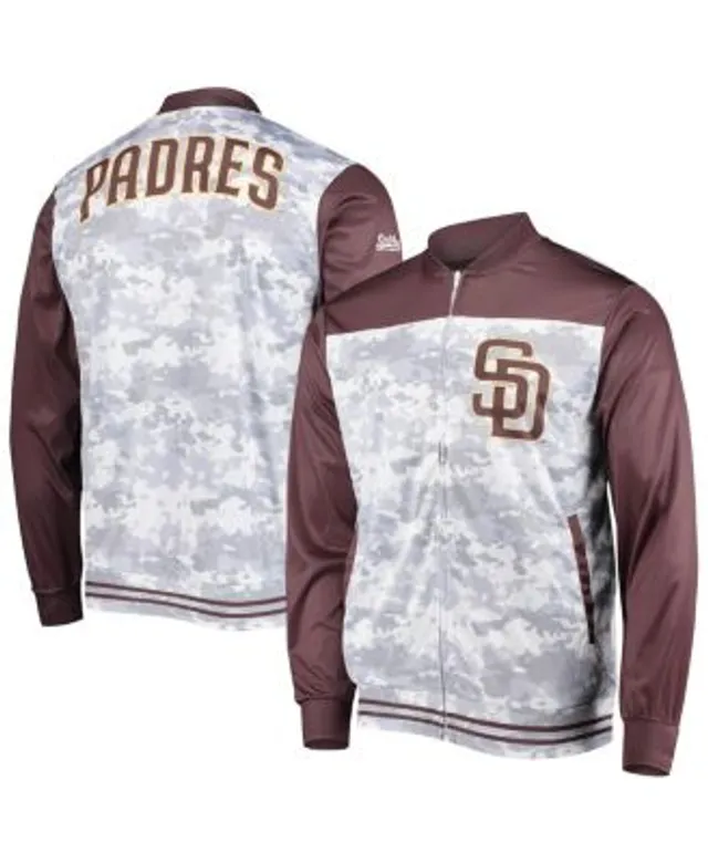 Men's Nike Brown San Diego Padres Authentic Collection Dugout Full-Zip Jacket