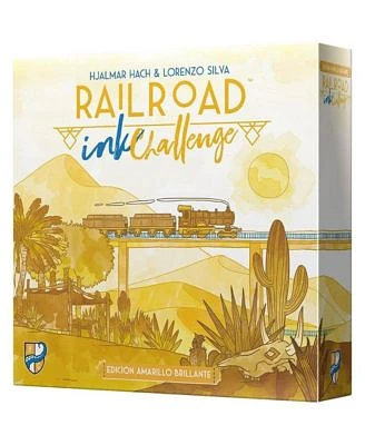 Railroad Ink Challenge Shining Yellow Edition Core Game Roll Write