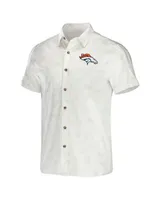 Dallas Cowboys NFL x Darius Rucker Collection by Fanatics Woven Button-Up T- Shirt - White