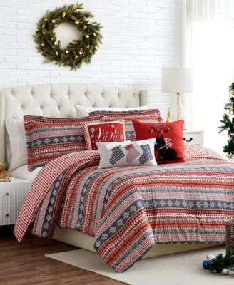 Cozy Cottage Reversible 6 Piece Comforter Set,