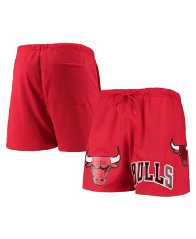 Men's Pro Standard White Chicago Bulls 6X NBA Finals Champions Mesh Capsule Shorts Size: Large