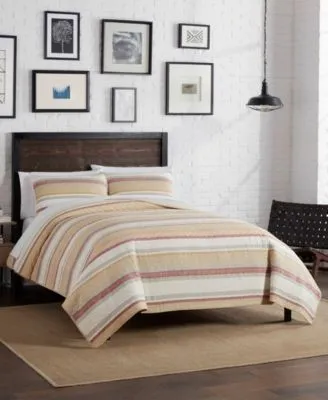 Phoenix Stripe 3 Piece Quilt Set