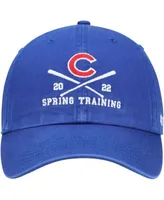 47 Brand Men's Royal Chicago Cubs 2022 MLB Spring Training Cross Bone Clean  Up Adjustable Hat