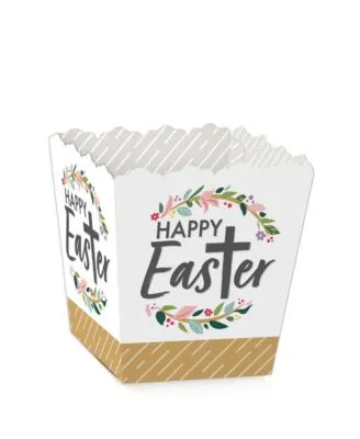 Big Dot of Happiness Religious Easter - DIY Christian Holiday Party Clear  Goodie Favor Bag Labels - Candy Bags with Toppers - Set of 24