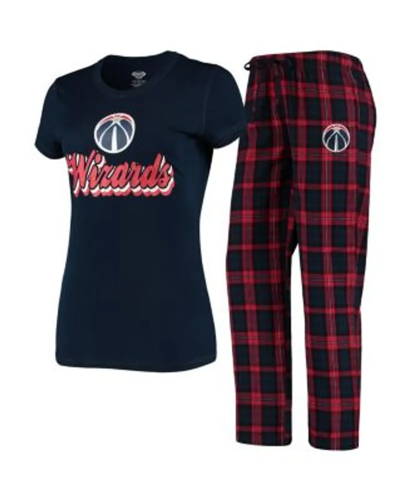 Atlanta Braves Concepts Sport Badge T-Shirt & Pants Sleep Set - Navy/Red