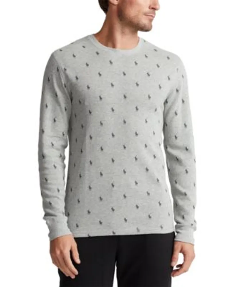 Polo Ralph Lauren Men's Printed Waffle-Knit Thermal Pajama Shirt |  Connecticut Post Mall