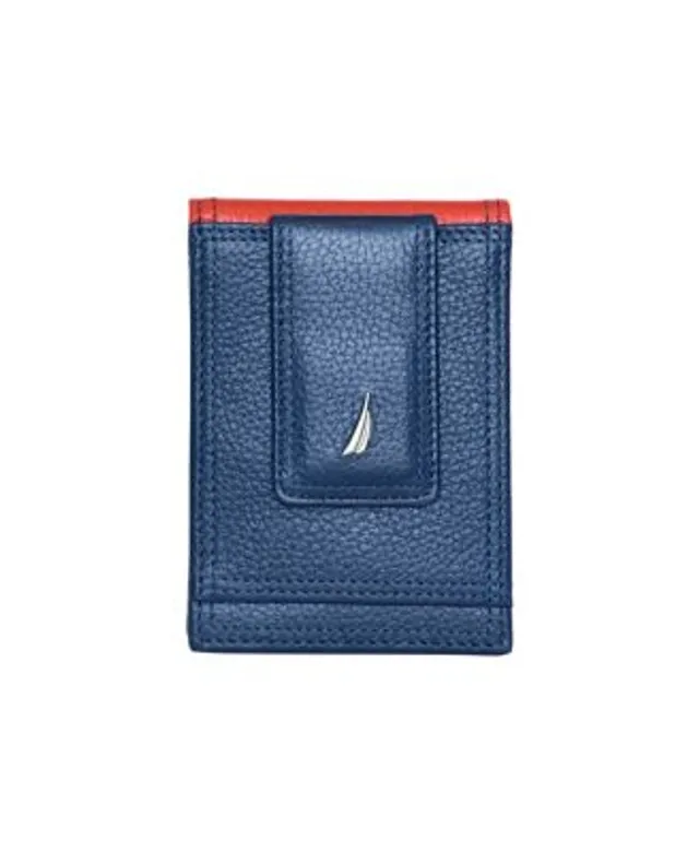 Nautica Men's Front Pocket Leather Wallet