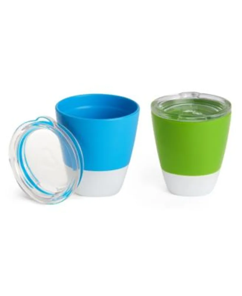 Munchkin Snack Catcher 9 oz. Snack Cups 2 Pack, Blue Green New