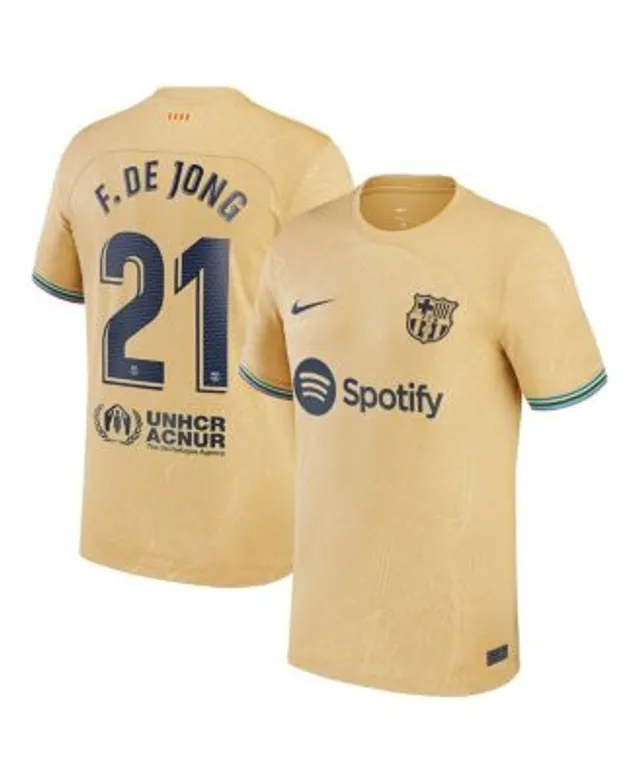 Nike 2021-22 Liverpool Youth Away Jersey - Tan / Green 