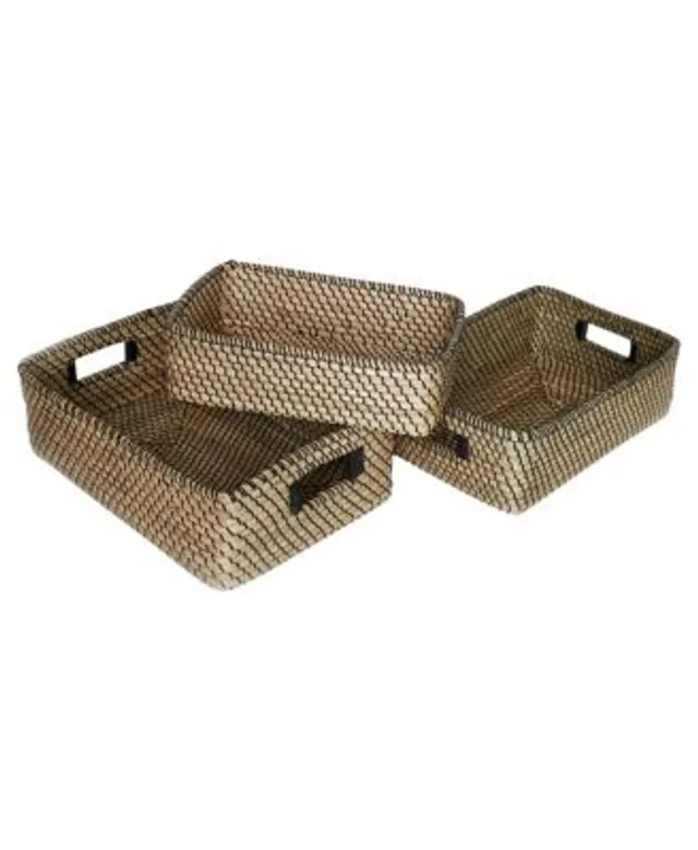 Sorbus Twill Storage Basket Set - 3 Pack