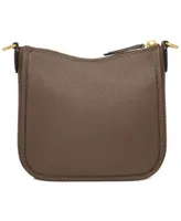 COACH Polished Pebbled Leather Cassie Crossbody 19 - Macy's