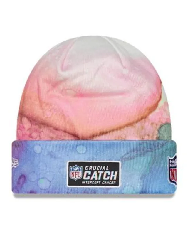 New Era Youth Boys Pink Tampa Bay Buccaneers 2022 NFL Crucial Catch Knit Hat