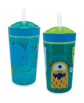 Snack N' Sip 2 in 1 Snack and Drink Cup, 2 Pack