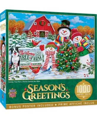 MasterPieces 1000 Piece Christmas Jigsaw Puzzle - Holiday Tree Farm