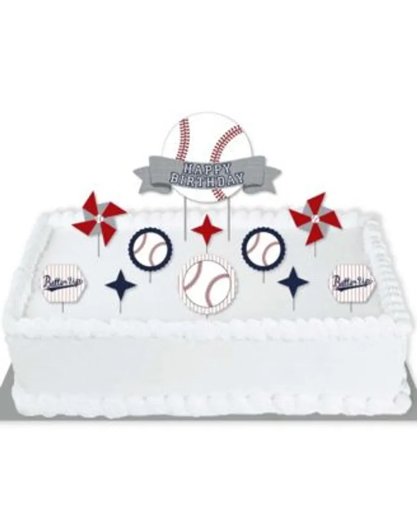 Baseball number cake with baseball cake pops | Baseball birthday cakes,  Cool birthday cakes, Baseball cake