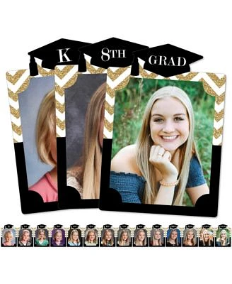 Tassel Worth The Hassle - Gold - 8 x 10 inches K-12 School Photo Holder - DIY Graduation Party Decor - Picturific Display