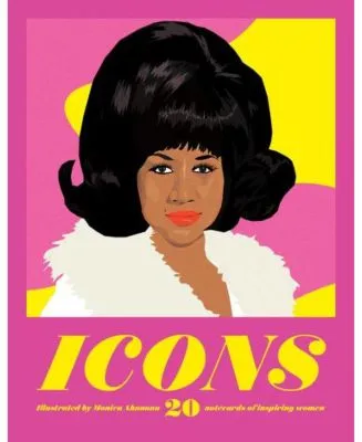 Icons Notecards: 20 Notecards of Inspiring Women by Monica Ahanonu